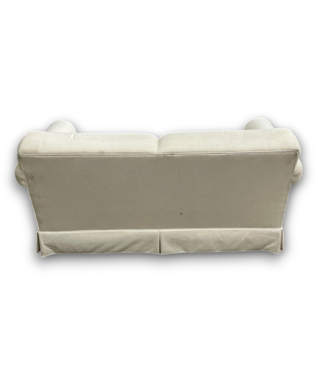 57425 60 X 30 Cream Upholstered Loveseat