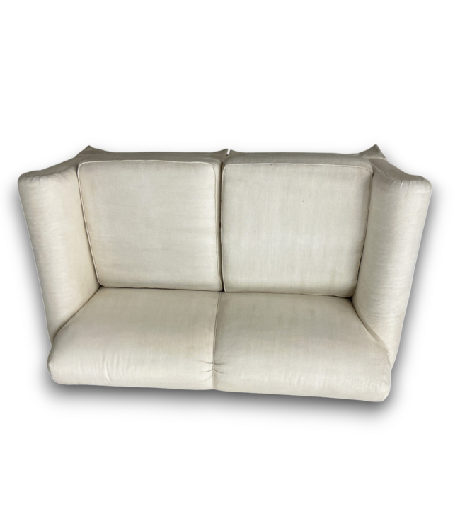57425 60 X 30 Cream Upholstered Loveseat