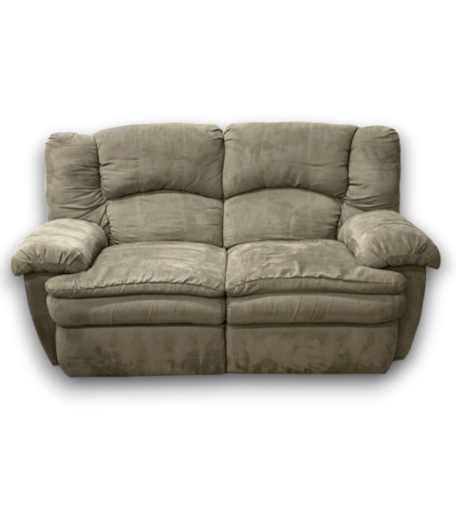 57426 Pair Of Greenish Reclining Living Room Couches