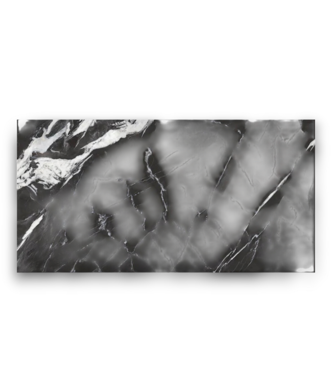 57431 Mirage Black Matte Porcelain Marble 19 Boxes 204.44 Sq. Ft. 5 Pieces Per Boxes Floor And Wall Tile