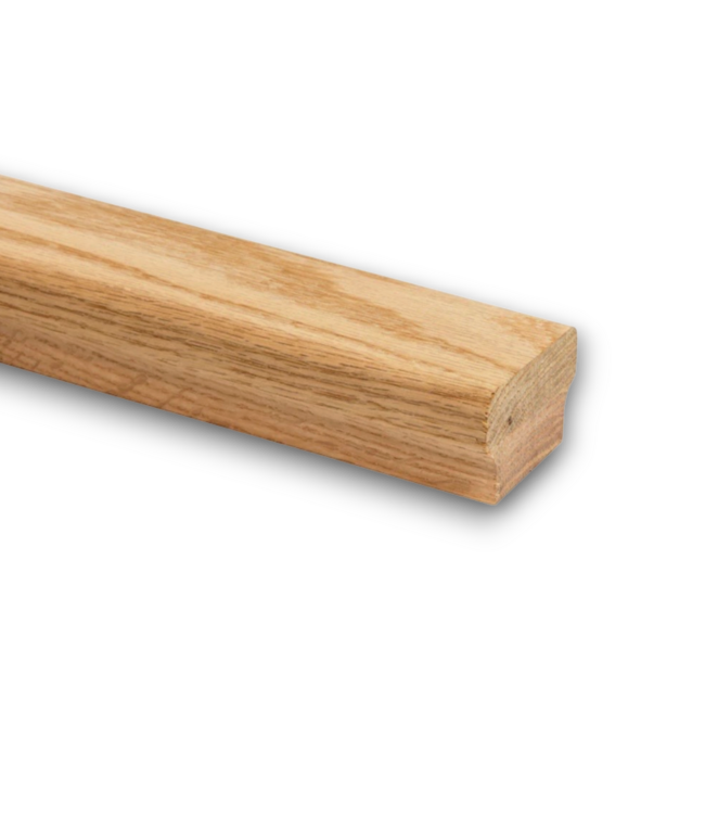 57433 Unfinished Wood Red Oak Indoor Handrail 8 Ft.