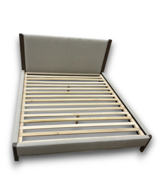 Bud's Warehouse 57435 81 X 77 King Upholstered Platform Bed Frame