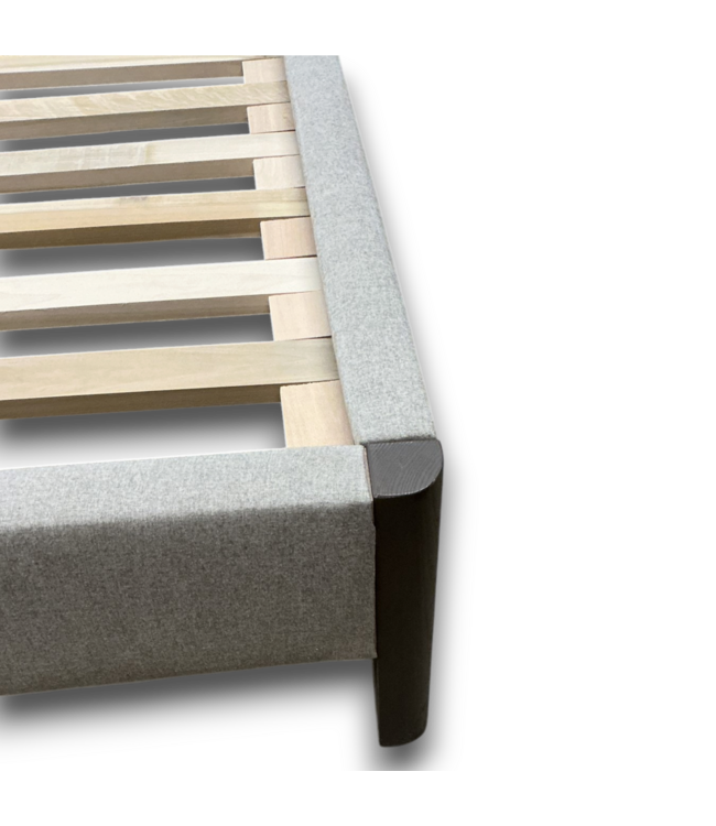 57435 81 X 77 King Upholstered Platform Bed Frame