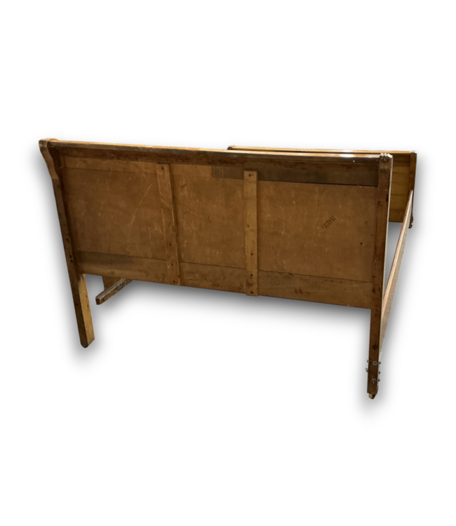 57441 76x54 Vintage Art Deco Full/double Bed Frame