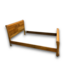 57441 76x54 Vintage Art Deco Full/double Bed Frame