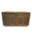 57451 Oak Brown Gray Wash Base Cabinet Set Of 2