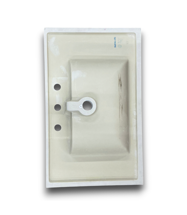 57457 White Acrylic Bathroom Vanity Sink Top