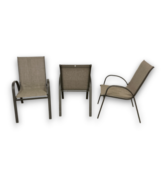Bud's Warehouse 57467 3 Grey Brown Patio Chairs