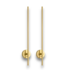 57475 2-light Gold Led Wall Sconce Set Of 2 W/memory Function