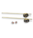 57475 2-light Gold Led Wall Sconce Set Of 2 W/memory Function