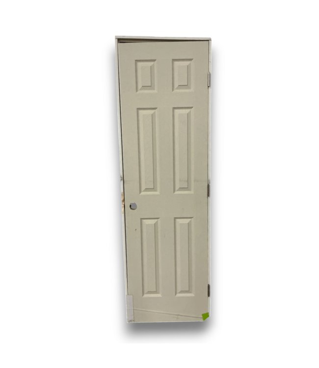 57480 24 X 80 Prehung Primed 6 Panel Interior Door