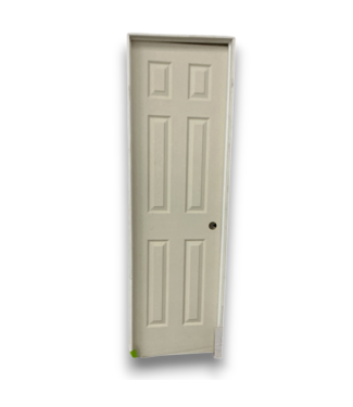 Bud's Warehouse 57480 24 X 80 Prehung Primed 6 Panel Interior Door
