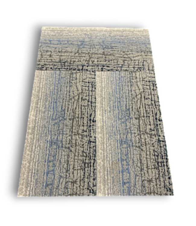 57468 Blue And Gray Carpet Squares | 72 sf