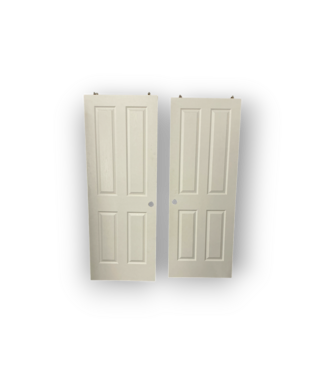 Bud's Warehouse 57490 56 X 80 White Pair Of Closet Sliding Doors