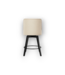 57514 Beige Fabric Counter Height Swivel Stool