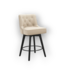 57514 Beige Fabric Counter Height Swivel Stool