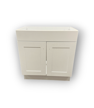 Bud's Warehouse 57513 30'' White Vanity