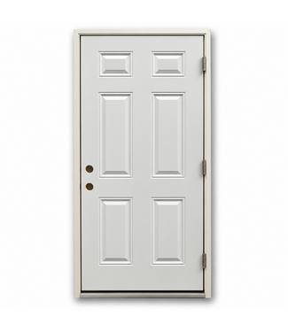 Bud's Warehouse 57512 32 X 80 White Prehung Exterior Door