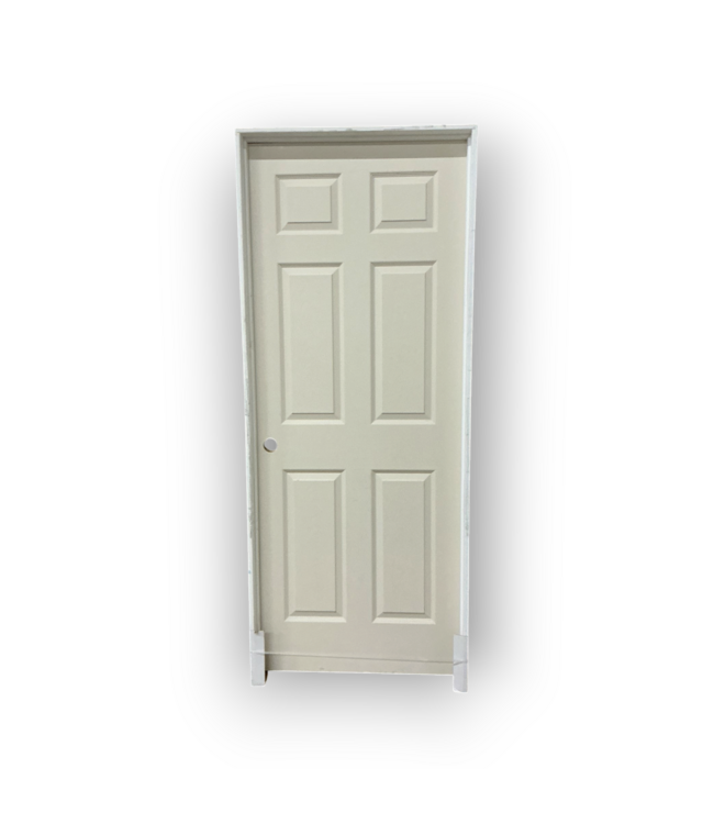 57511 32 X 80 Solid 6 Panel Interior Prehung Door