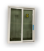 57506 71 X 93 White Patio Door Fixed-vent