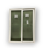 57506 71 X 93 White Patio Door Fixed-vent