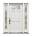 57502 64 X 81 Prehung Exterior Door With Dual Side Light