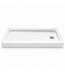 57494 60 X 32 White Steel Right Hand Drain Shower Base