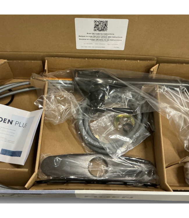 57517 Adler Power Clean Bronze Pull Down Kitchen Faucet