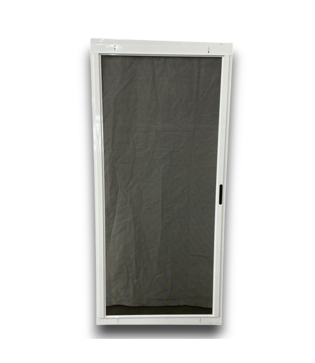 57520 36 X 80 White Aluminum Screen Door
