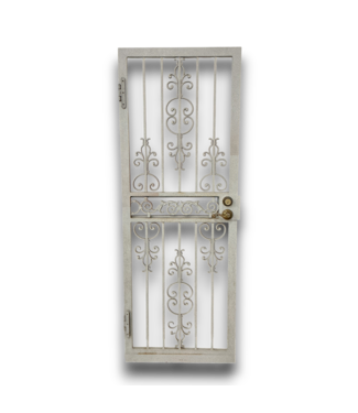 Bud's Warehouse 57526 28 X 78 Grey Decorative Security Door