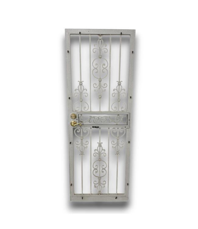 57526 28 X 78 Grey Decorative Security Door