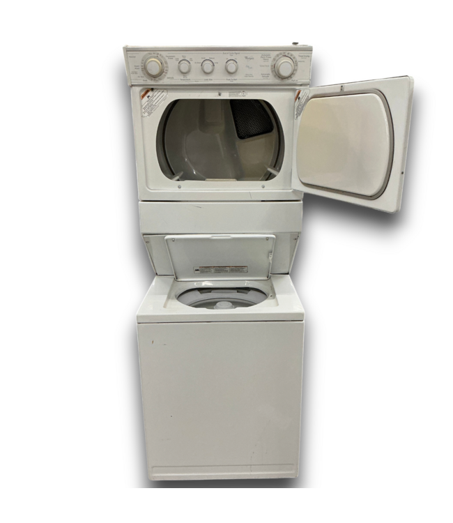 57530 White Stackable 2.5 Cu. Ft. Washer And 5.9 Cu. Ft. Cu. Ft Dryer