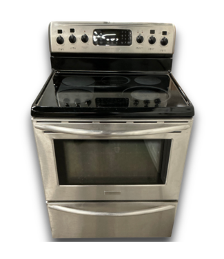 Bud's Warehouse 57531 Glass Top 4 Burners Ft Air Fry Convention Oven 5.3 Cu. Ft.