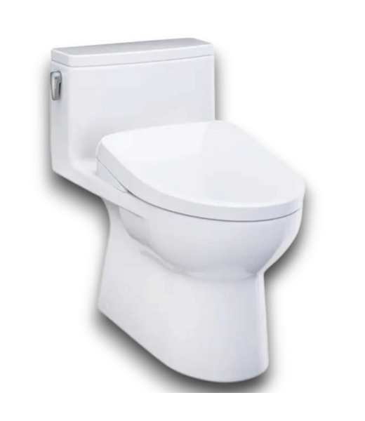 Bud's Warehouse 57533 Redington Washlet+ Cotton White Elongated 1-piece Bidet Function Toilet