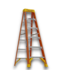 57535 6 Ft. Fiberglass Step Ladder 10 Ft. Reach Height