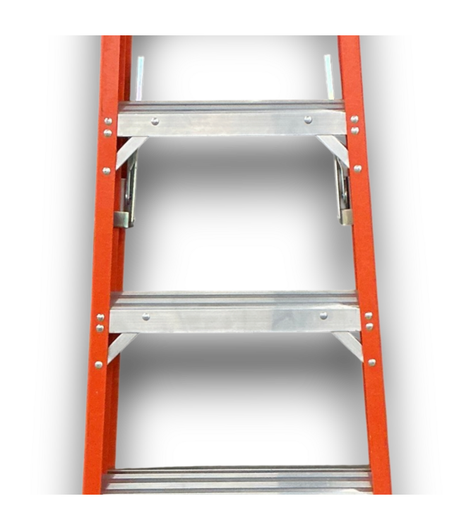 57535 6 Ft. Fiberglass Step Ladder 10 Ft. Reach Height