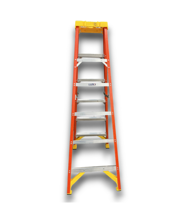 57535 6 Ft. Fiberglass Step Ladder 10 Ft. Reach Height