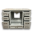 57538 Crest Hill Muse Gray Single Sink Bathroom Vanity With Top
