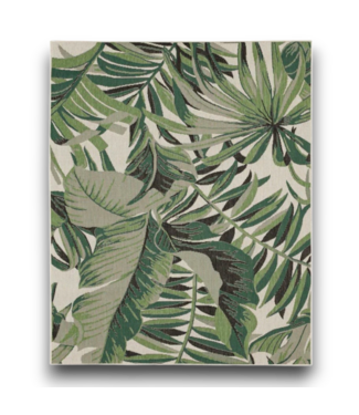 Bud's Warehouse 57539 Green Tropical Rectangular