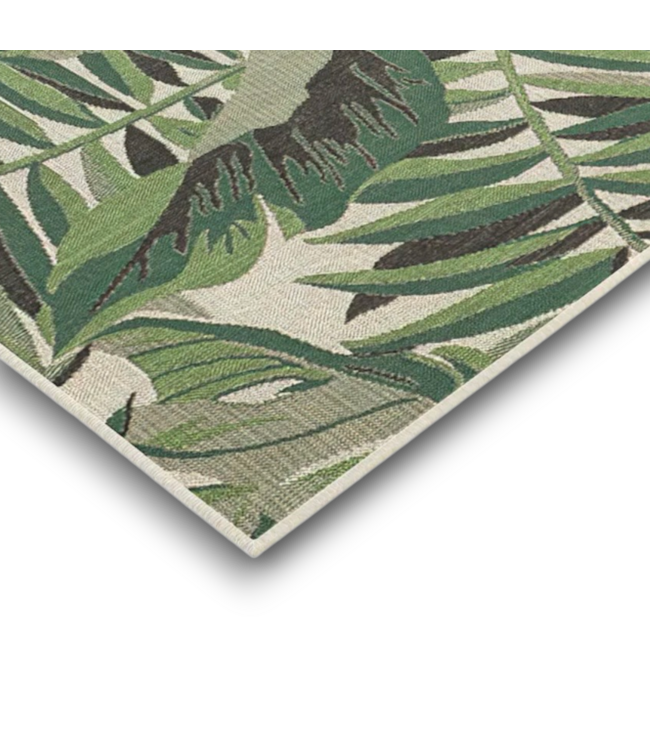 57539 Green Tropical Rectangular