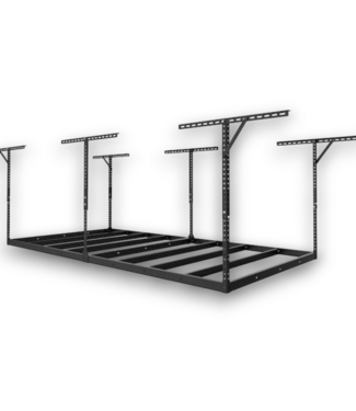 Bud's Warehouse 57541 Adjustable Height Overhead Garage Storage Without Decks
