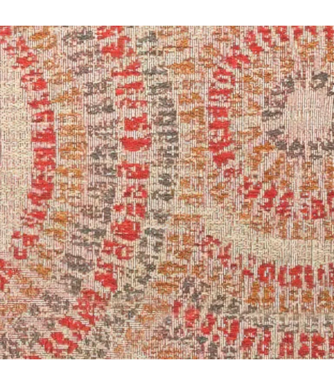 57543 Red Burst Medallion Area Rug