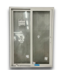 57546 59 X 82 White Patio Door Fixed And Vent
