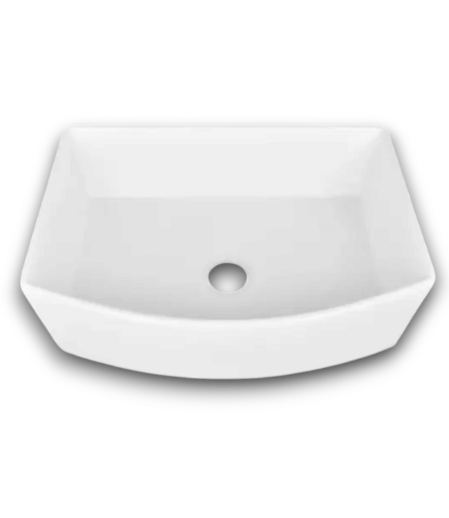 57548 Harvest Farmhouse Curved Apron Front Fireclay Kitchen Sink