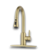 57555 Brushed Gold Pull Down Kitchen Faucet With Soak Dispenser