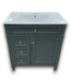 57567 Bathroom Vanity With Ceramic Sink Top