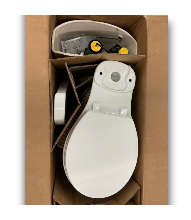 57569 Cimarron White Round 2 Piece Toilet