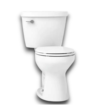 Bud's Warehouse 57569 Cimarron White Round 2 Piece Toilet