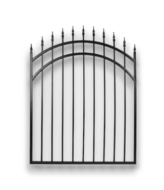 Bud's Warehouse 57573 Tiger Eye Black Steel Anti-sag Gate Fence