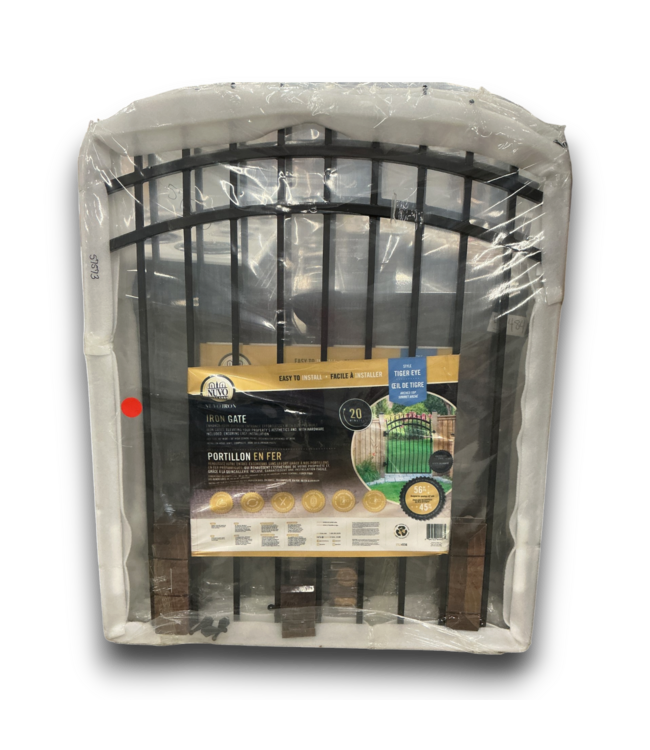 57573 Tiger Eye Black Steel Anti-sag Gate Fence